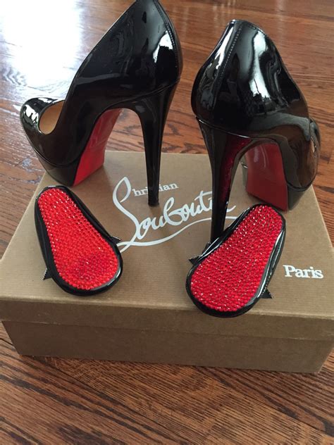 louis vuitton red sole heels.